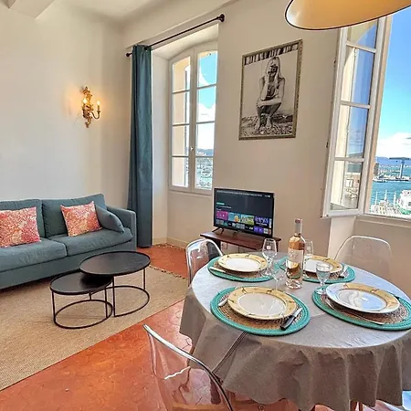 公寓 Le Majestic - Loft Vue D'exception Port St-tropez